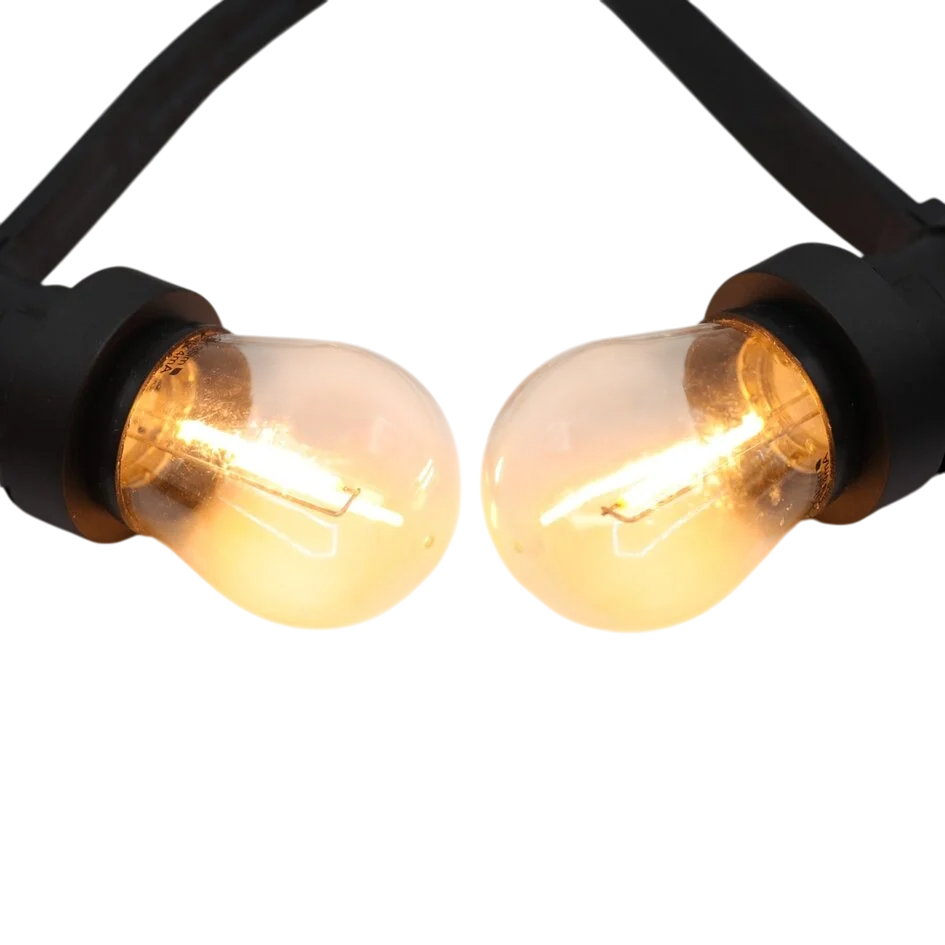 Prikkabels lampjes stretchtent sfeer