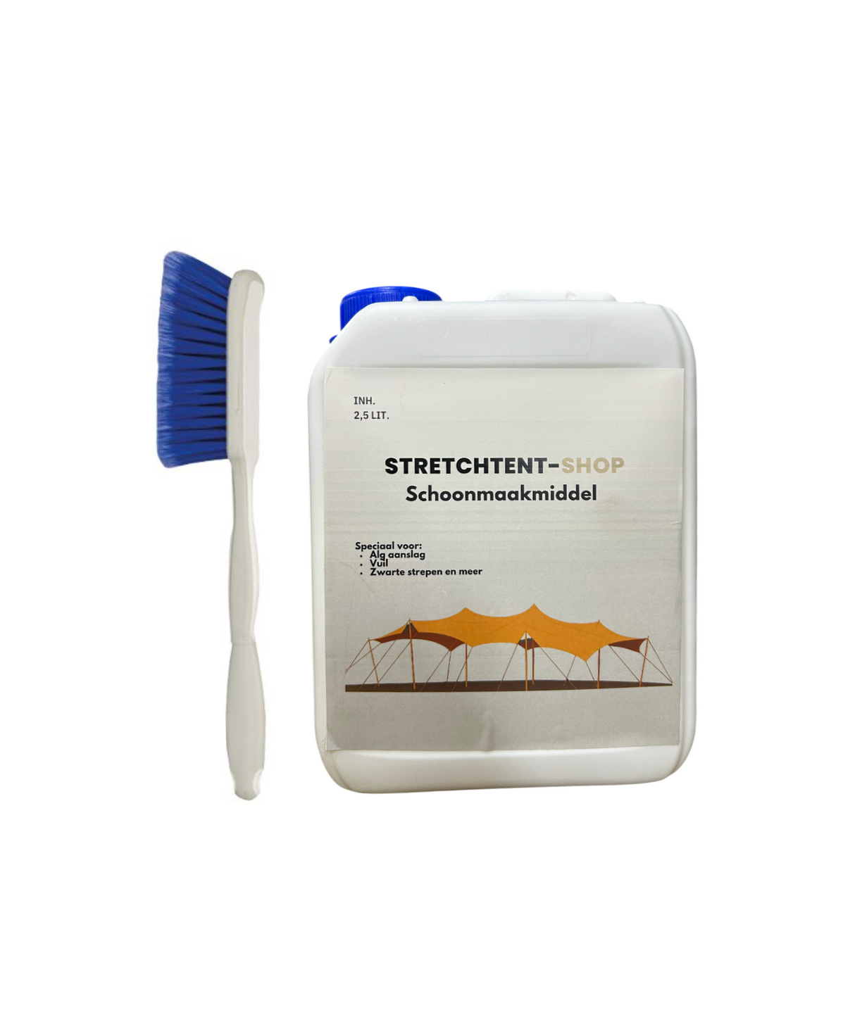 Schoonmaakset 2,5 liter stretchtent