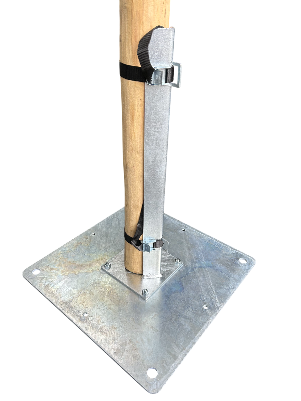 middenpaalhouder stretchtent bevestiging