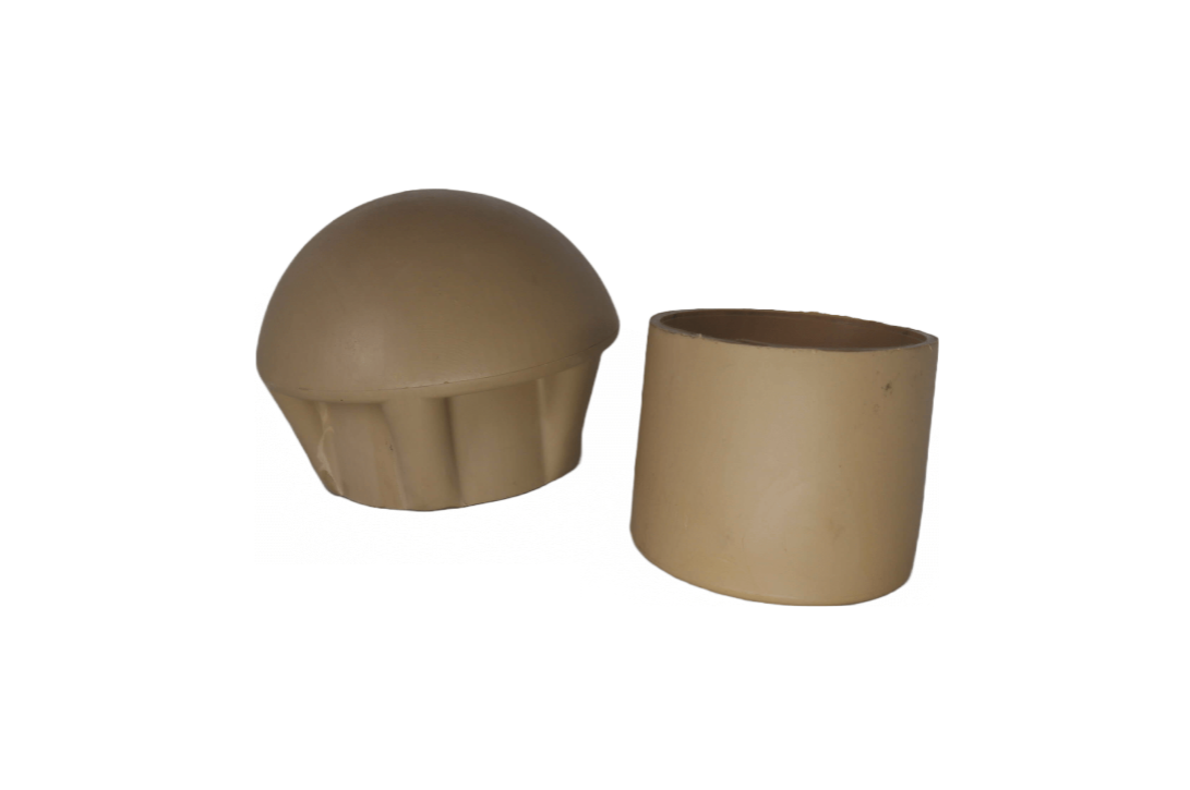 paaldoppen stretchtent afwerking klein beige groot