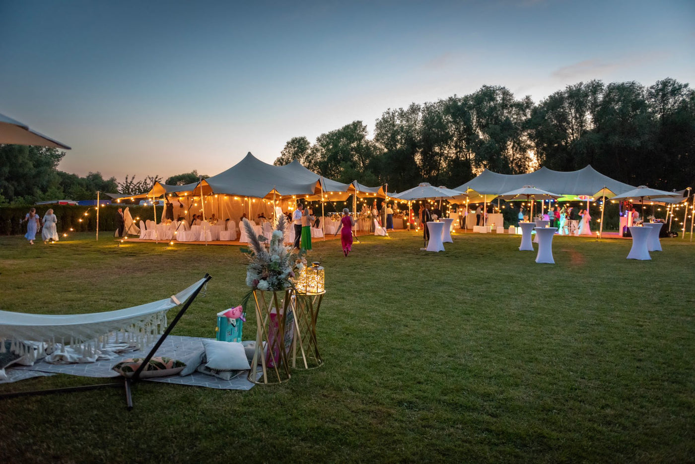 stretchtentent huwelijk