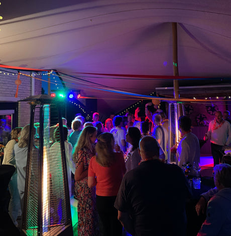 Stretchtent verwarmen: Heaters in de stretchtent