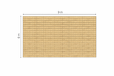 Vlondervloer voor Stretchtent 6.00 x 9.00 m