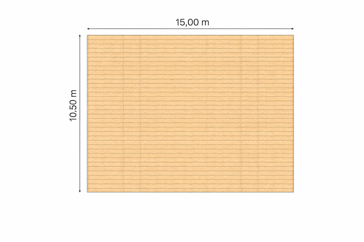 Decking for Stretch Tent 10.50 x 15.00 m