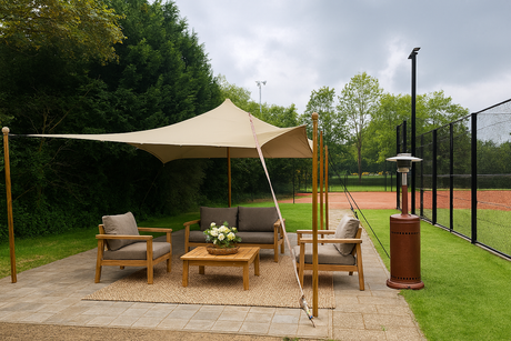 Complete Stretchtent Set 5.00 x 10.5 meter – Premium Kwaliteit (800 g/m²) - F4L Doek