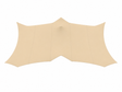 Stretchtent doek 5 x 7.50 m 