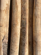 Chestnut Wooden Center Post 4.00 Meters + Post Cap