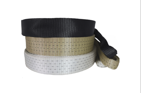 Storm strap 20.00 meters Chino-White-Black including ratchet