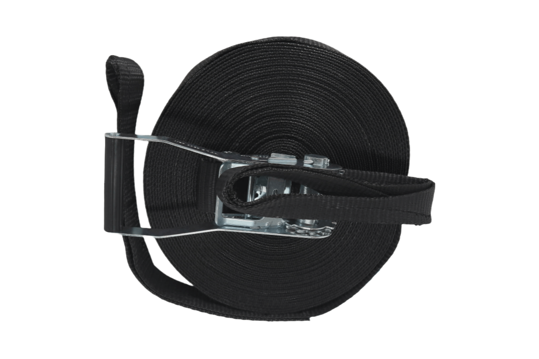 Storm strap 25.00 meters Chino-White-Black including ratchet
