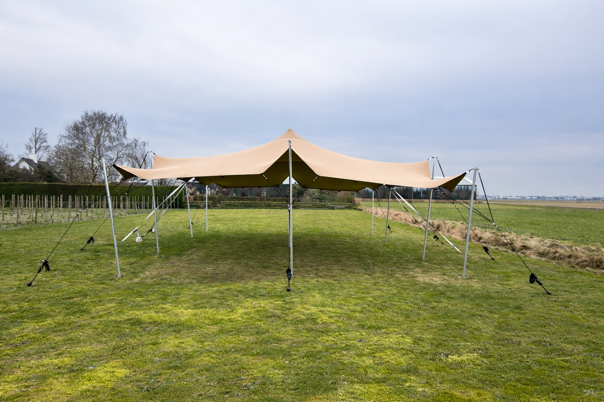 Gebruikte stretchtent 10.00x10.50 meter
