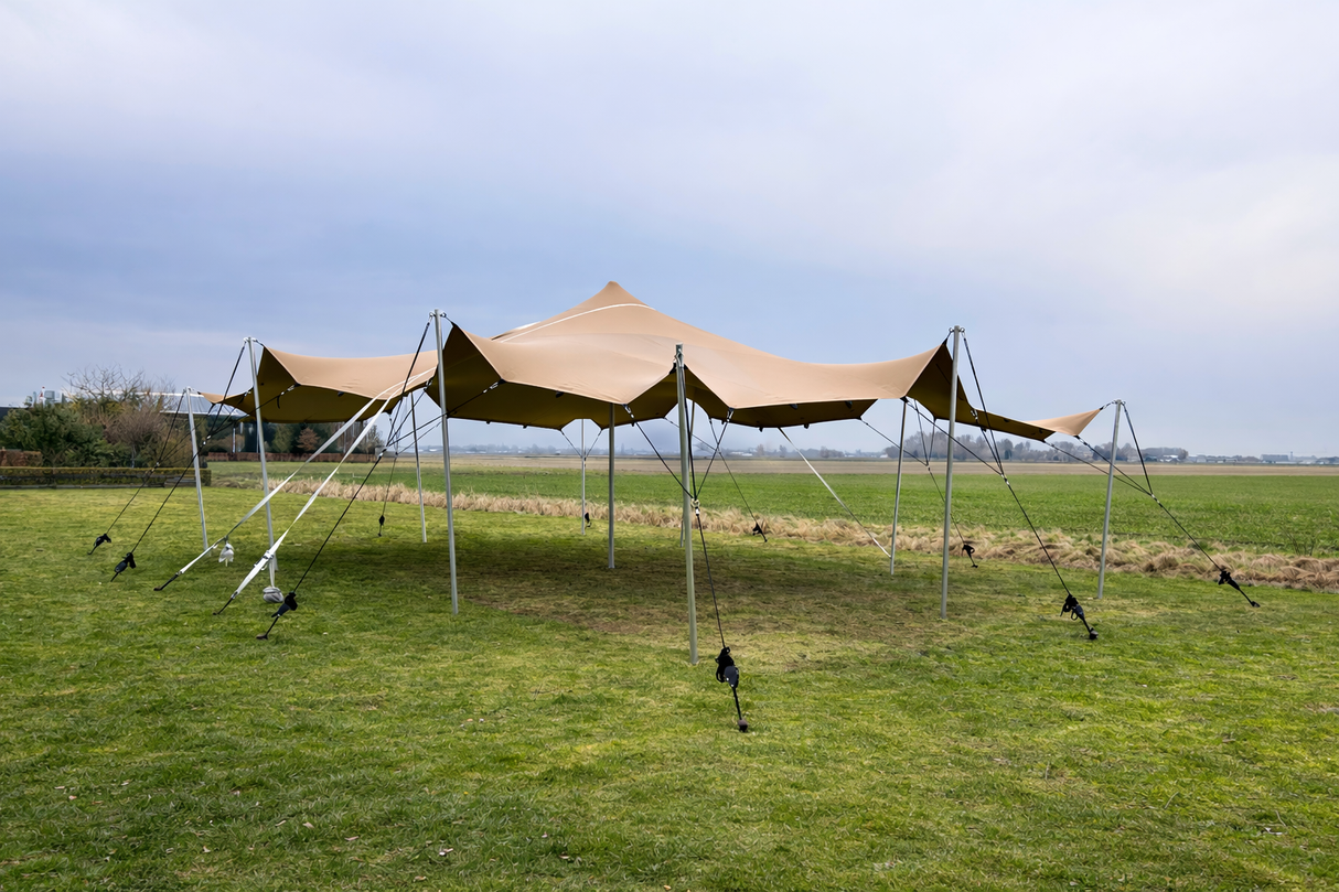 Gebruikte stretchtent 10.00 x 10.50 meter