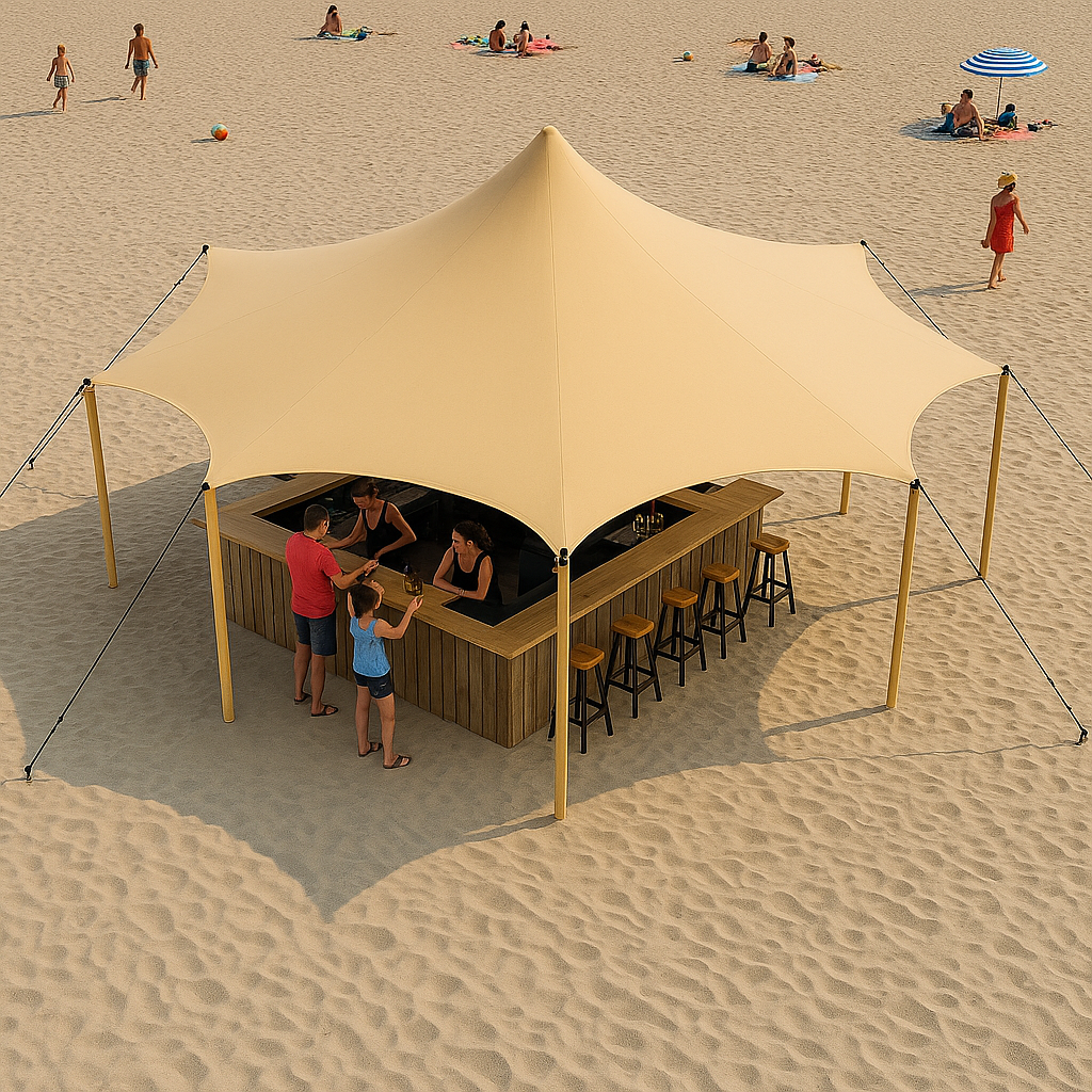stretch tent canvas Stretch tent Bloom 10 x 10 canvas