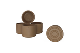 paaldoppen stretchtent afwerking klein beige