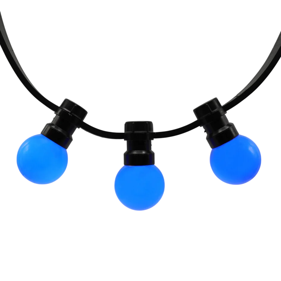 Priklamp Blauw Stretchtent Verlichting op prikkabel