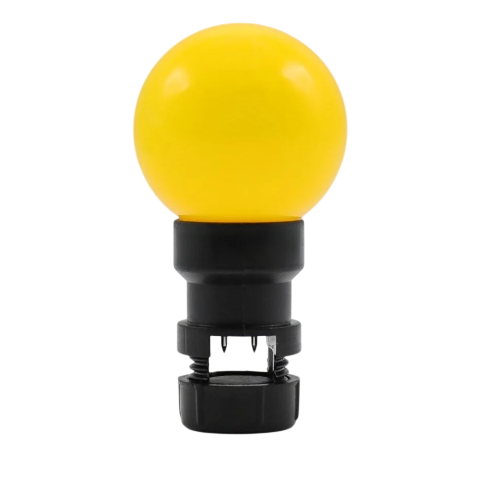 Priklamp Geel Stretchtent Verlichting direct op prikkabel