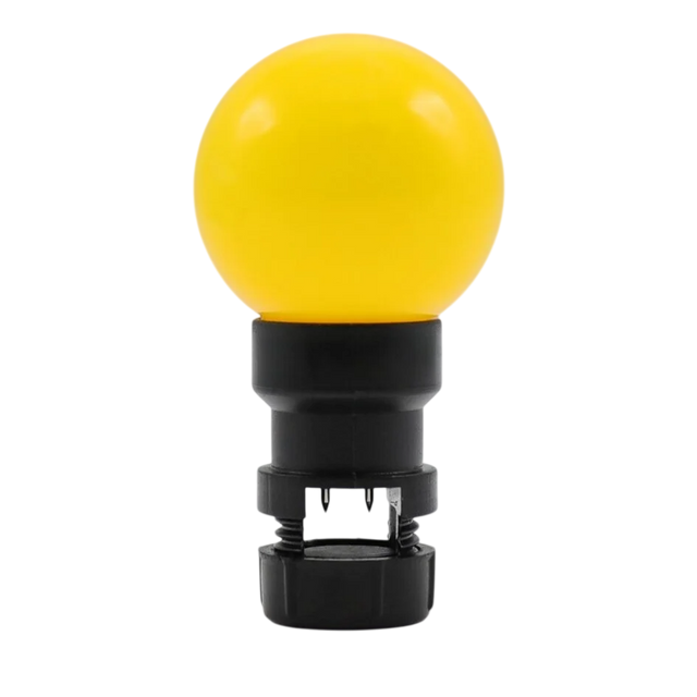 Priklamp Geel Stretchtent Verlichting direct op prikkabel