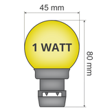 Priklamp Geel Stretchtent Verlichting 