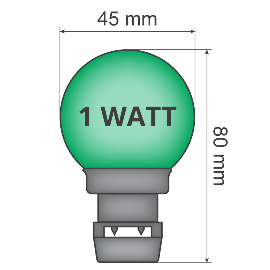 Priklamp Groen Stretchtent Verlichting