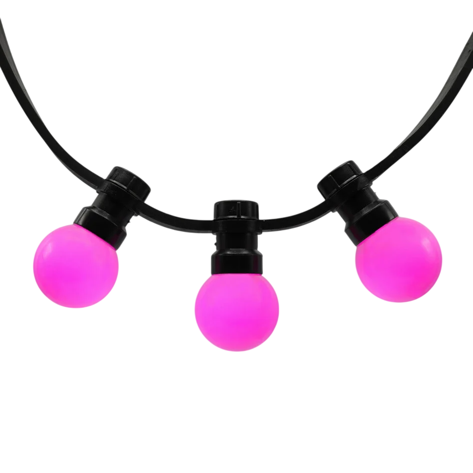 Priklamp Roze Stretchtent Verlichting voor op prikkabel