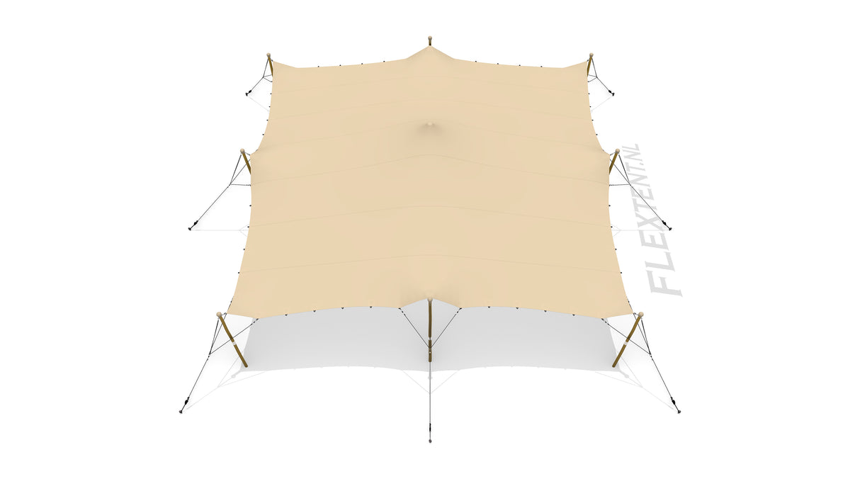 Complete Stretchtent Set 10.00 x 10.50 meter – Premium Kwaliteit (800 g/m²) - F4L Doek