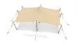 Used stretch tent complete set 6.00 x 9.00 meters