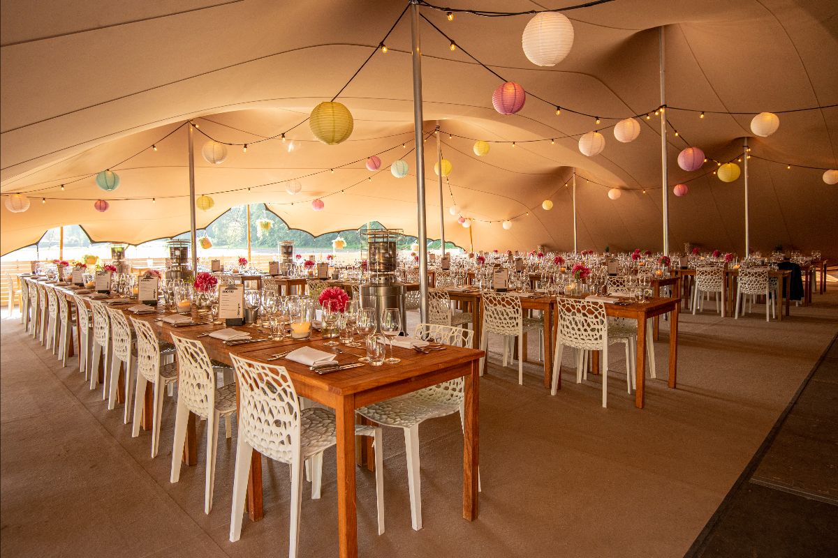 stretchtent feest horeca restaurant
